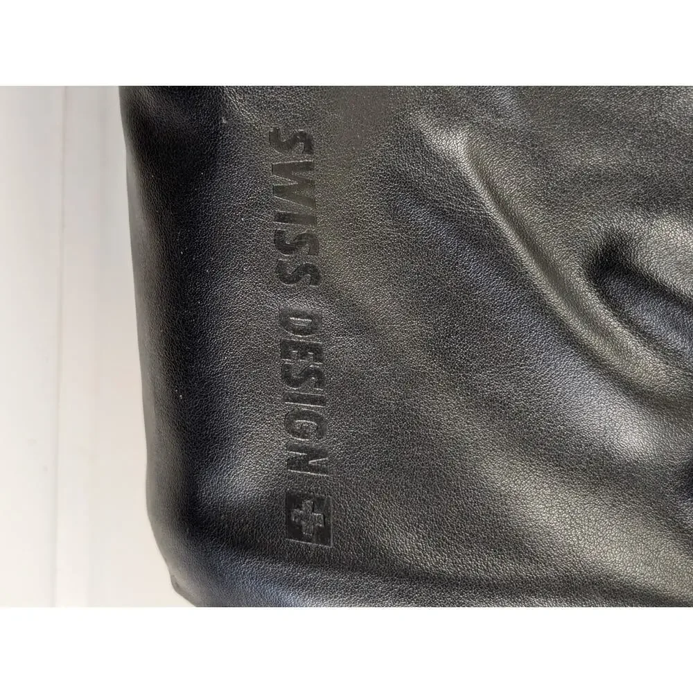 Swiss Design Hanging Garment Bag Convertible Duffel Suit Travel Bag Black 24